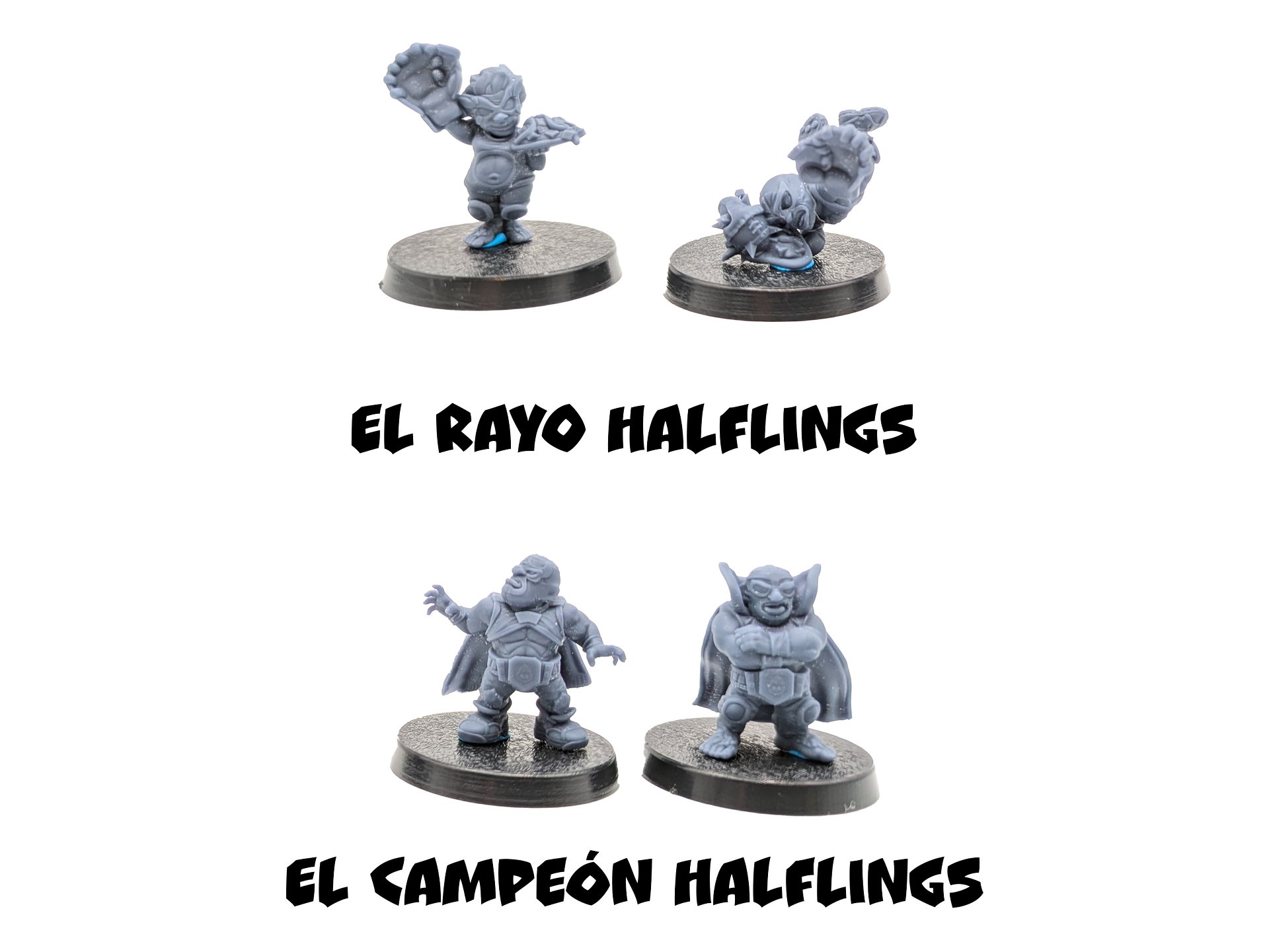 Lucha Libre Halfling Fantasy Football Team - UGNI Miniatures product image (3)
