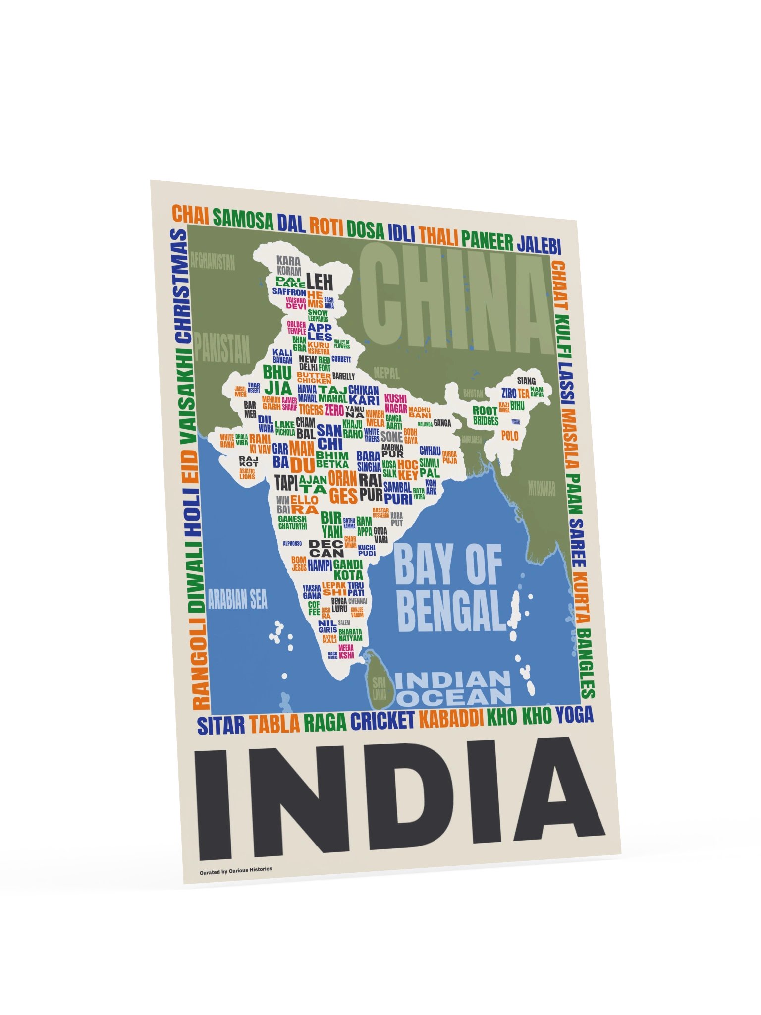 India Word Map Print product image (3)