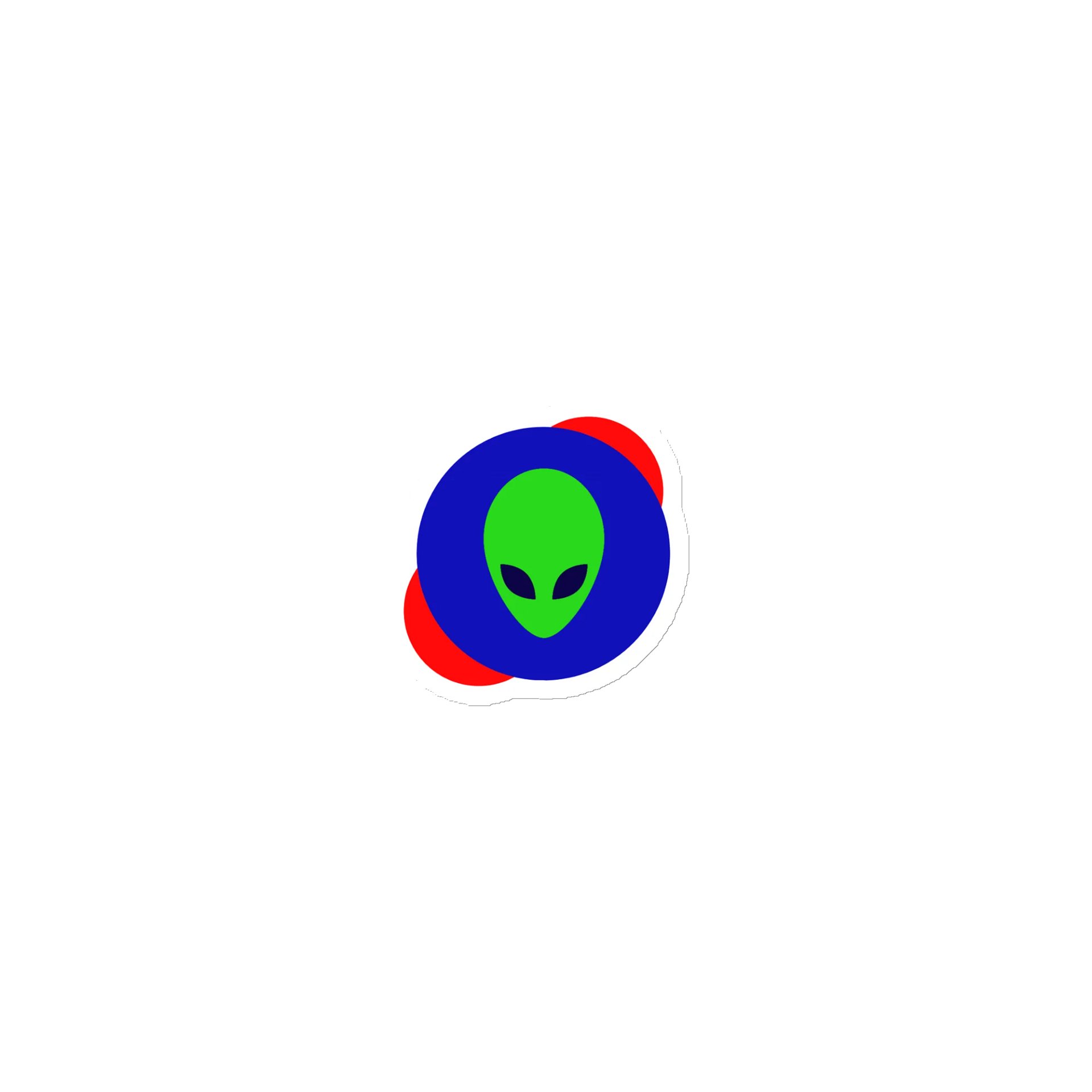 AlienOrion01 Logo Magnet product image (1)