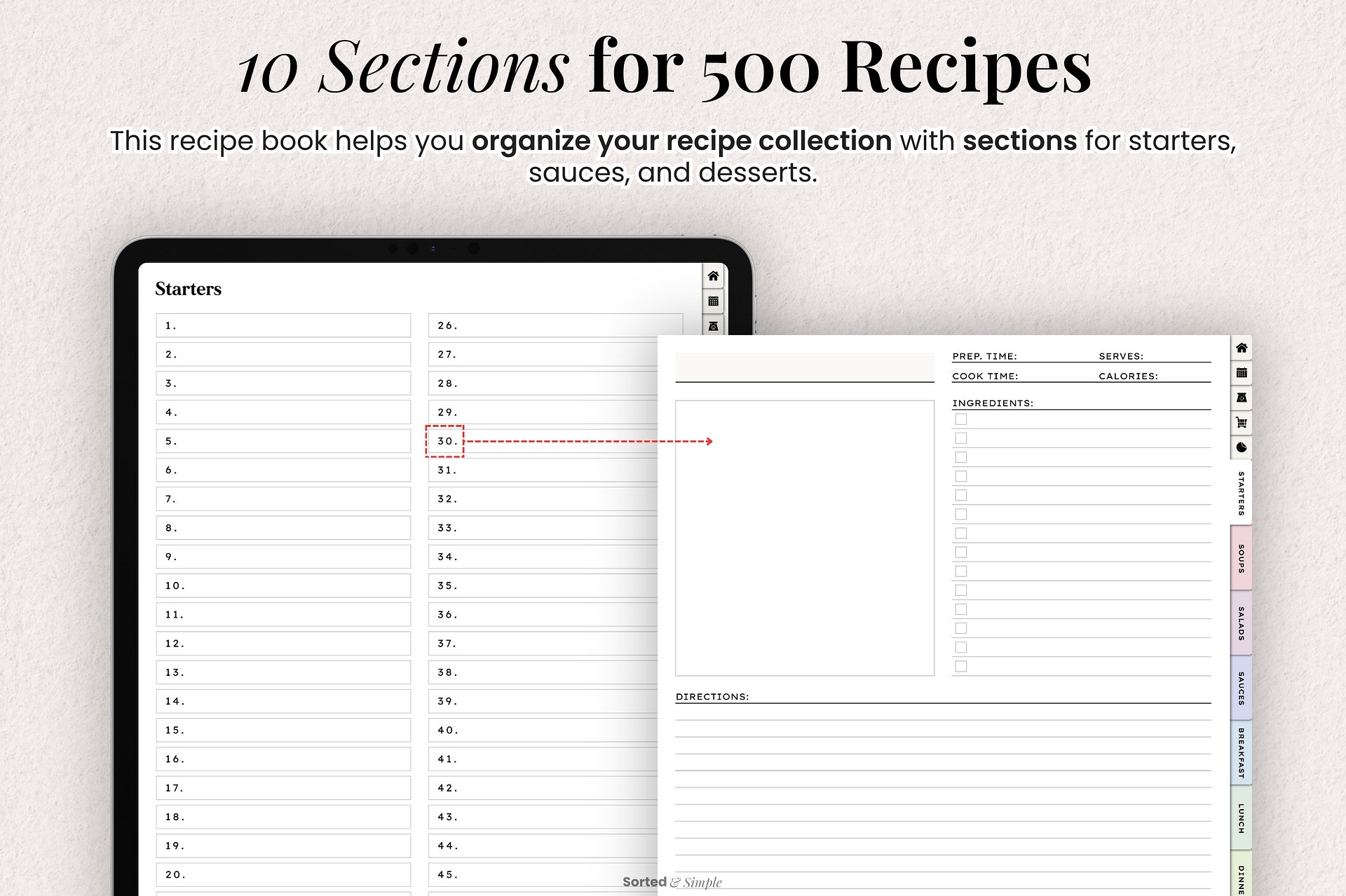Digital Recipe Book product image (3)