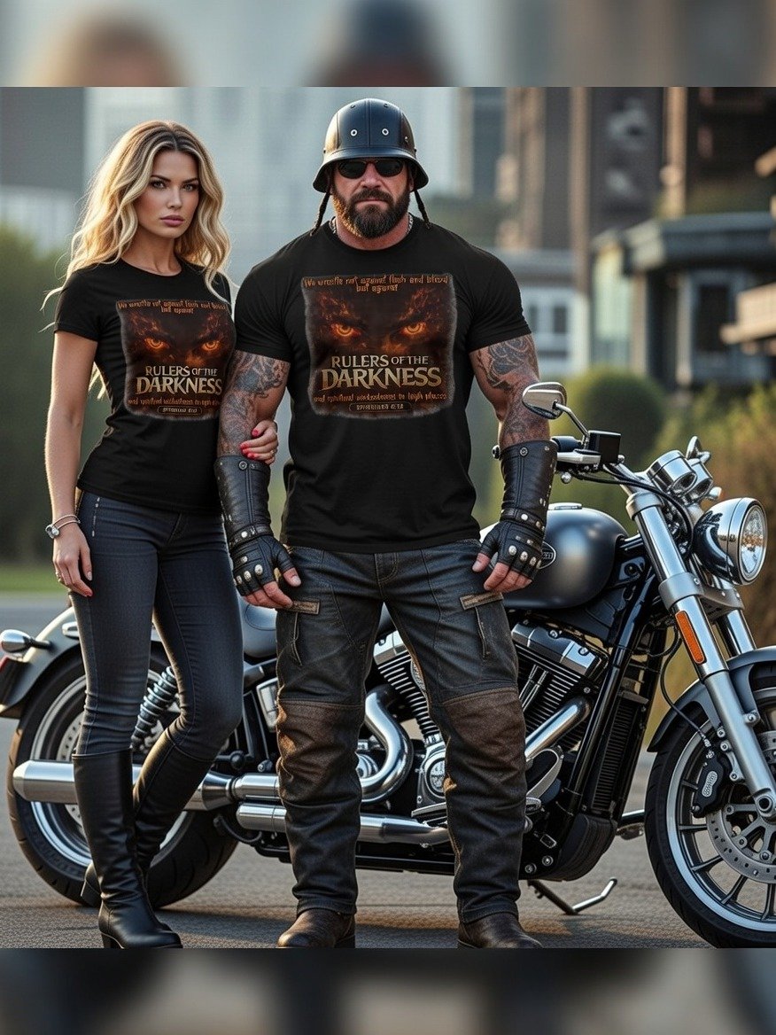 Ephesians 6:12 Spiritual Warfare – We Wrestle Not Against Flesh and Blood Christian T-Shirt product image (4)