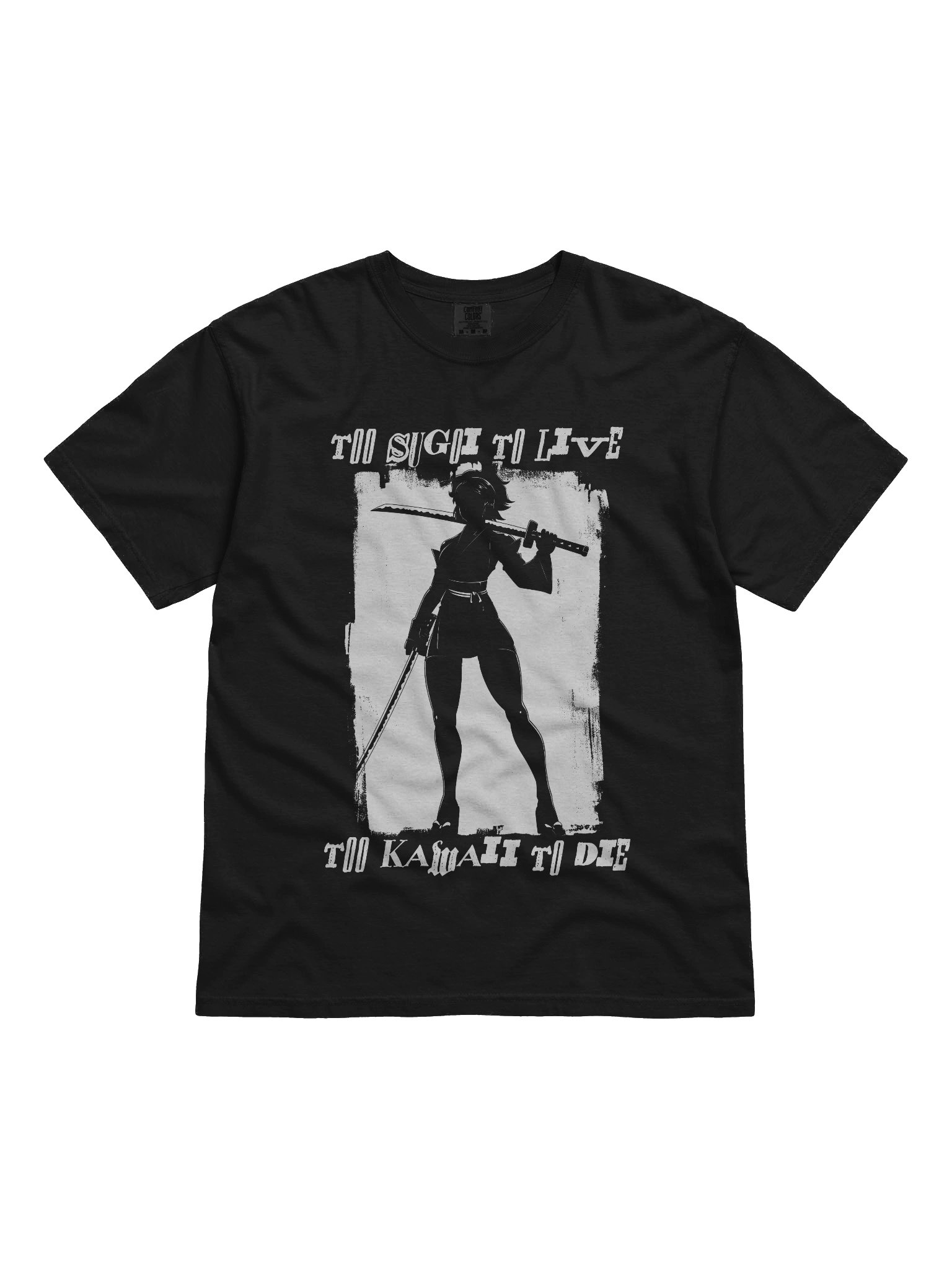 Too Sugoi/Too Kawaii Ink'd Swordswoman tee product image (2)