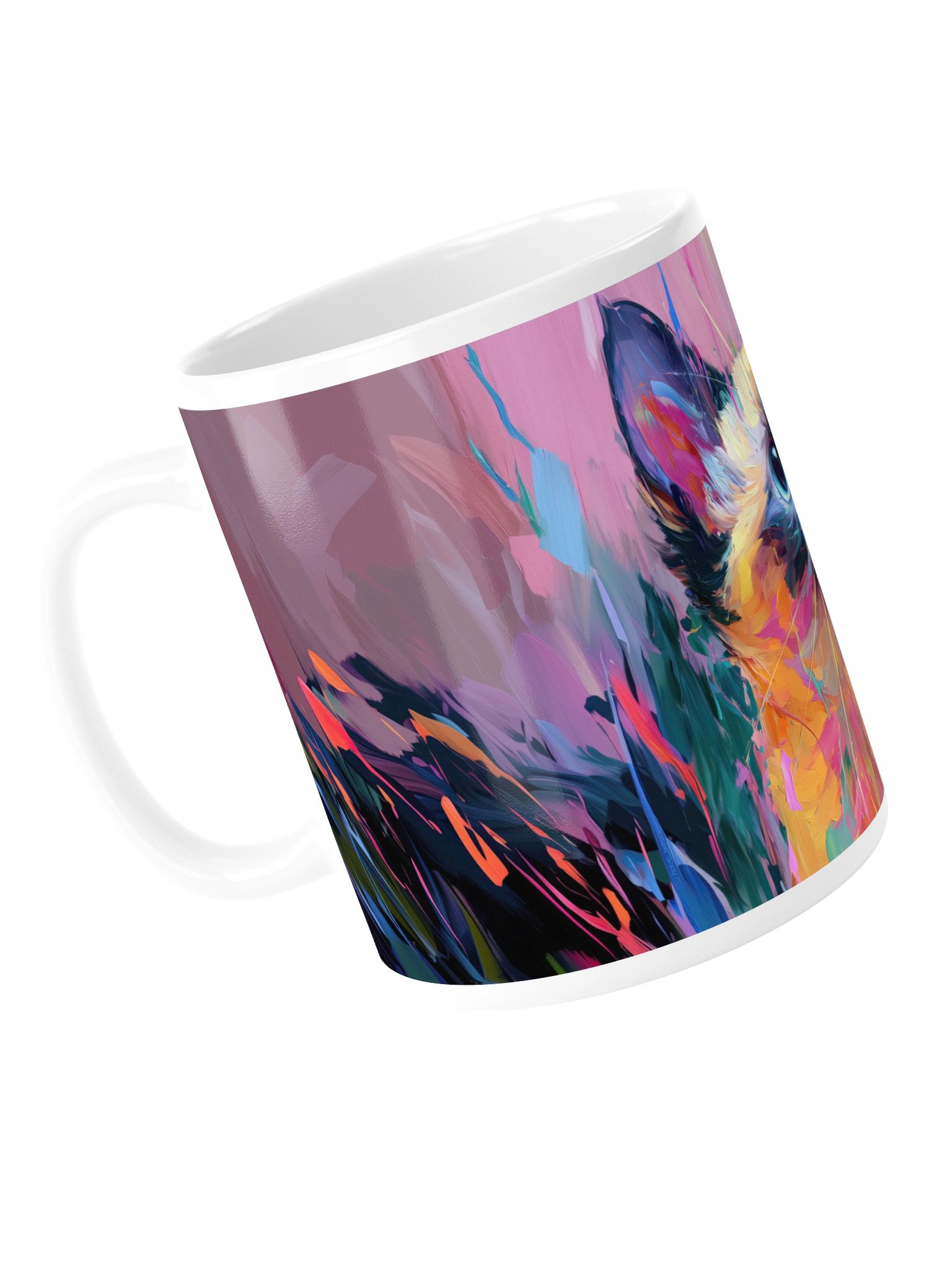 Painterly Siamese Cat Mug product image (6)