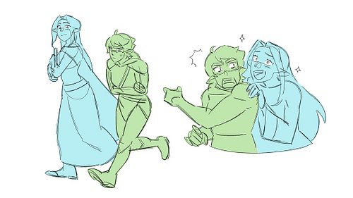 Please enjoy some awesome warmup sketches done by one of our storyboard artists, @rosy.renirooo! ✨ 

#TEA #theelvesofamaranth...