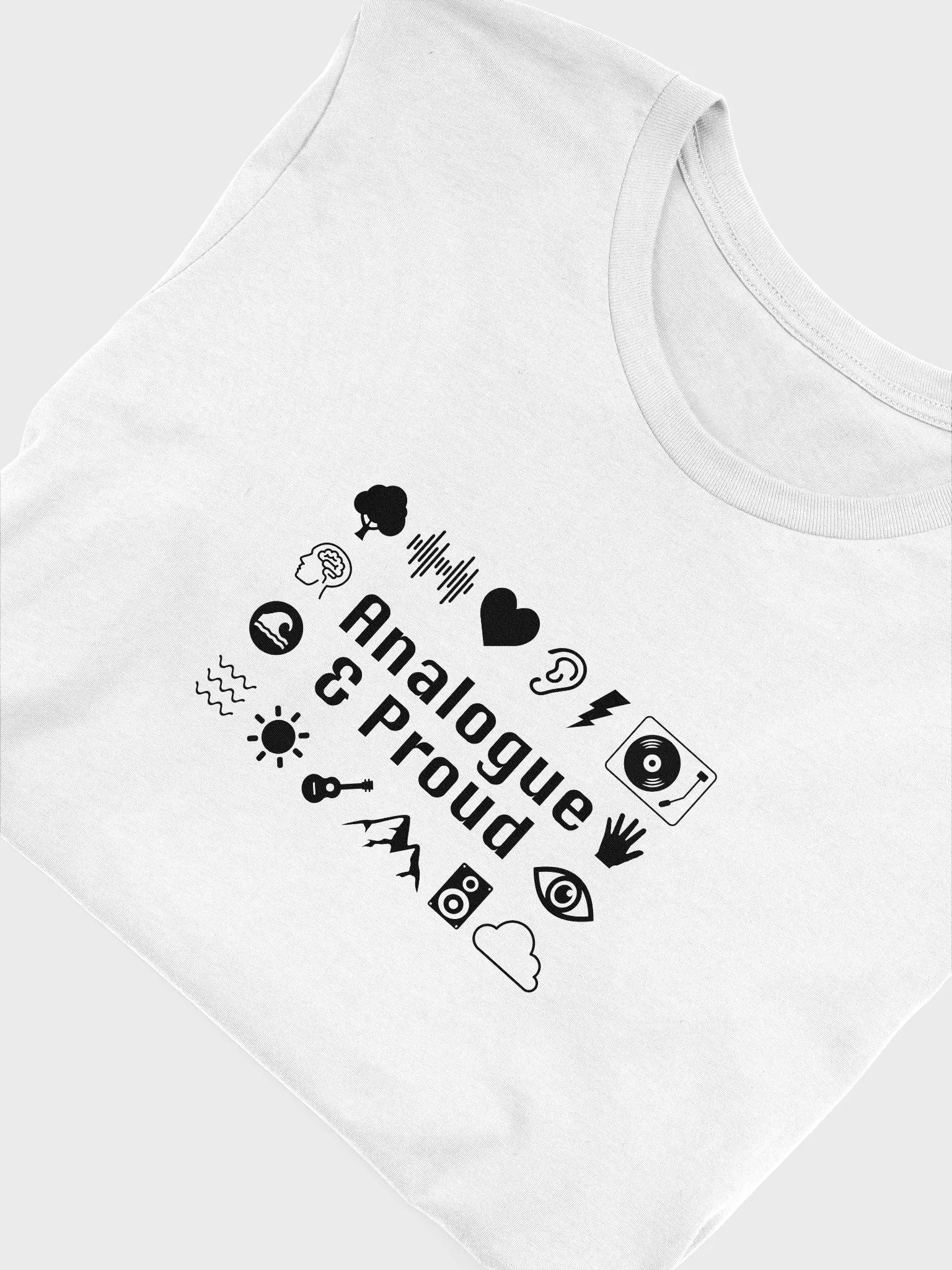 Analogue & proud (black text) product image (6)