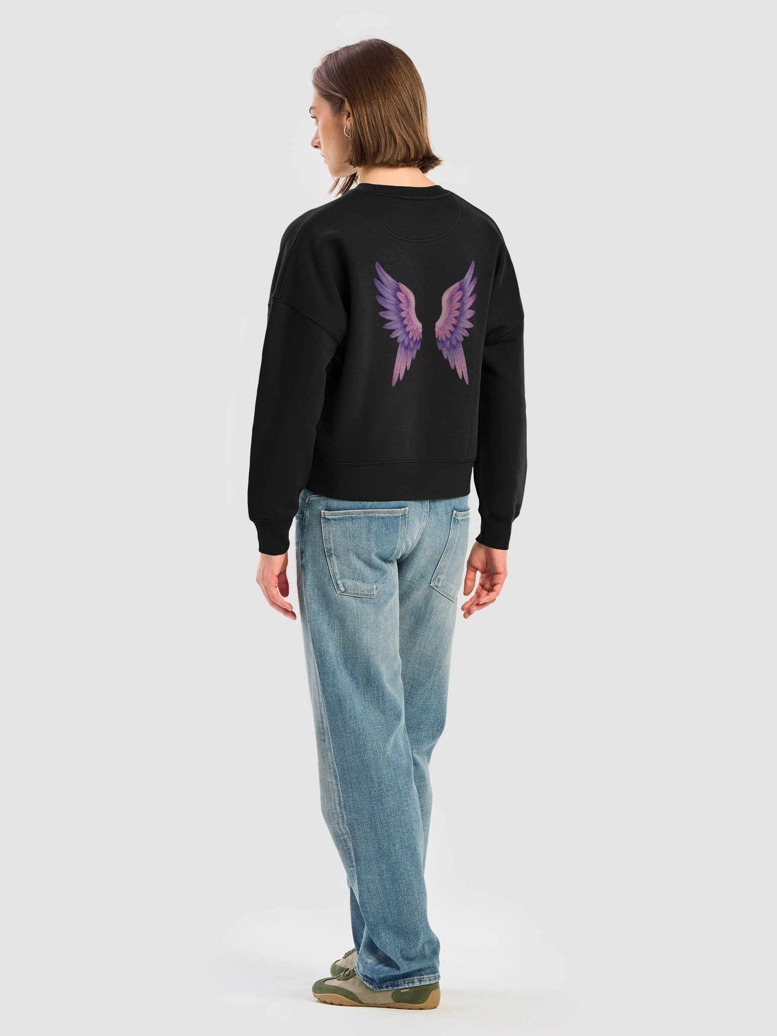 Violet Flame Wings Organic Sweatshirt product image (12)