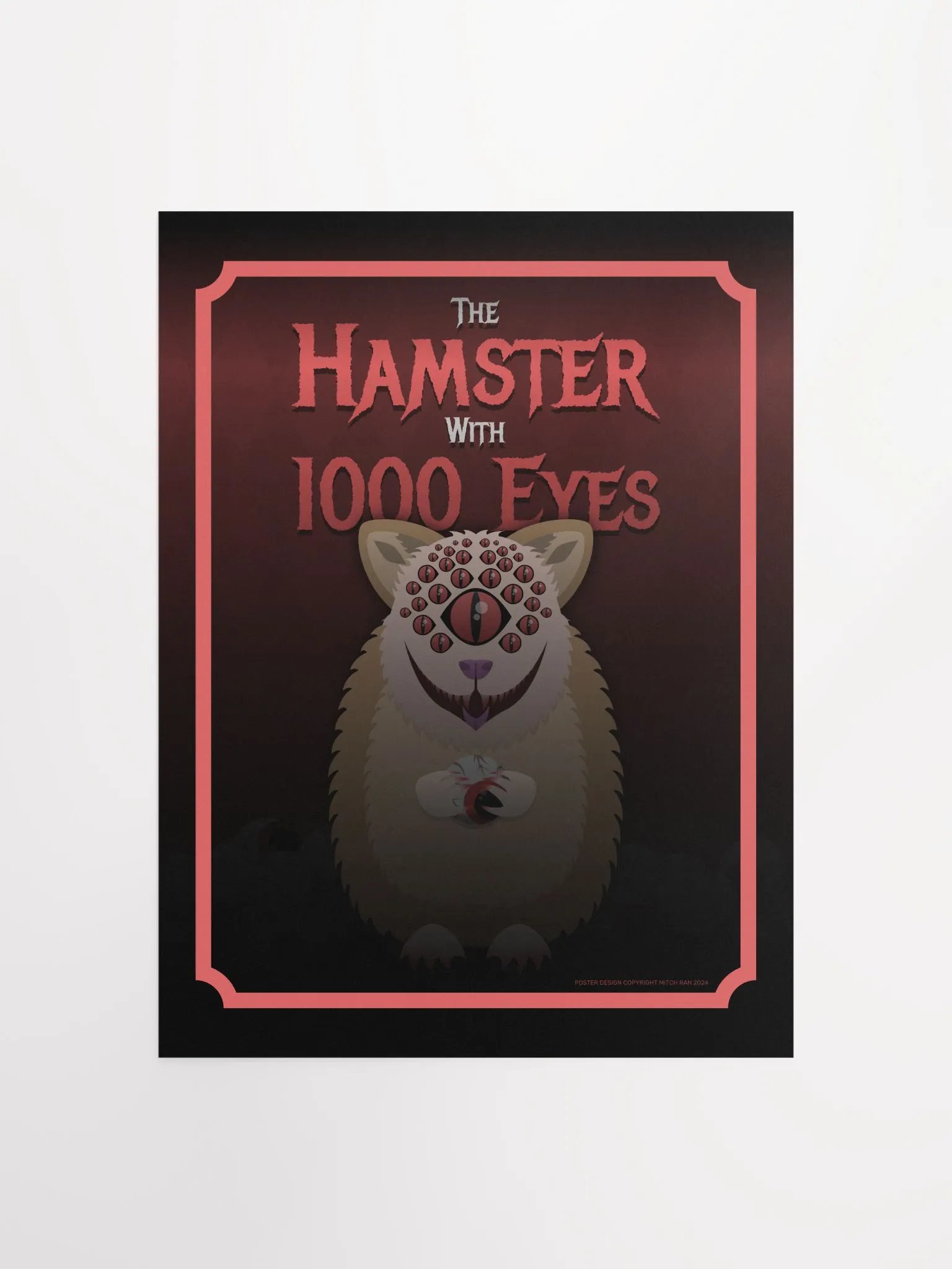 The Hamster with 1000 Eyes (Fictional Movie Poster) product image (2)