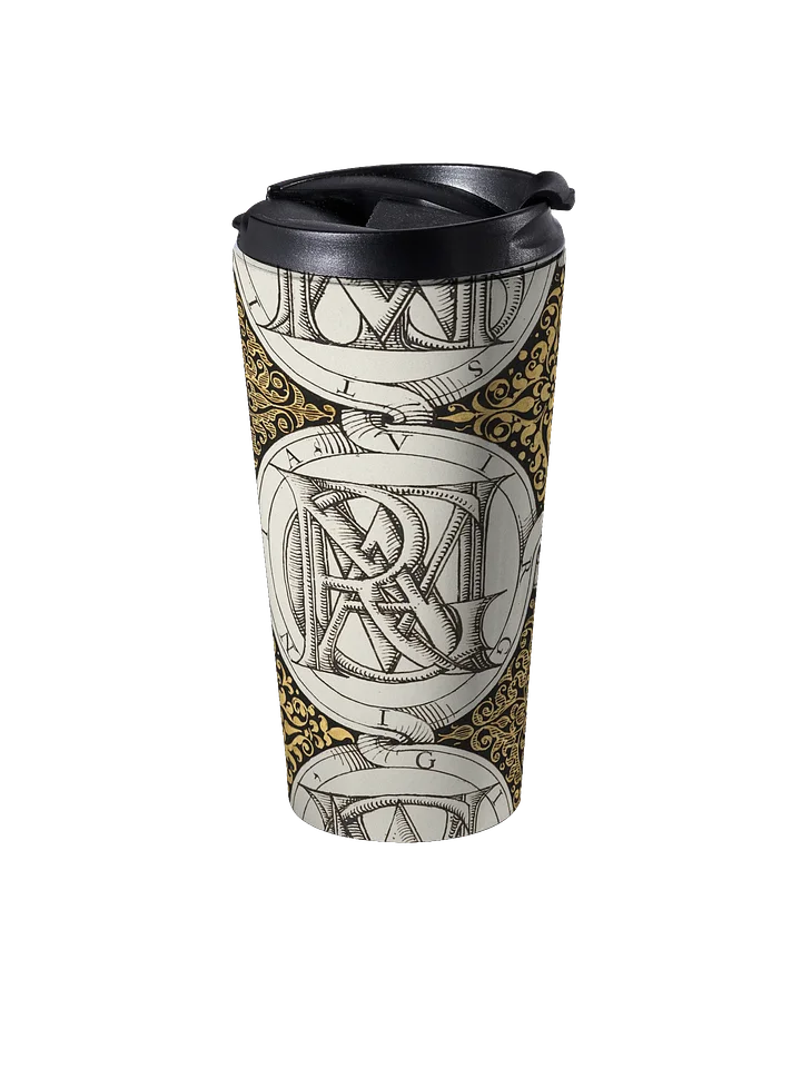Superimposed Letters. Stainless Steel Mug product image (2)