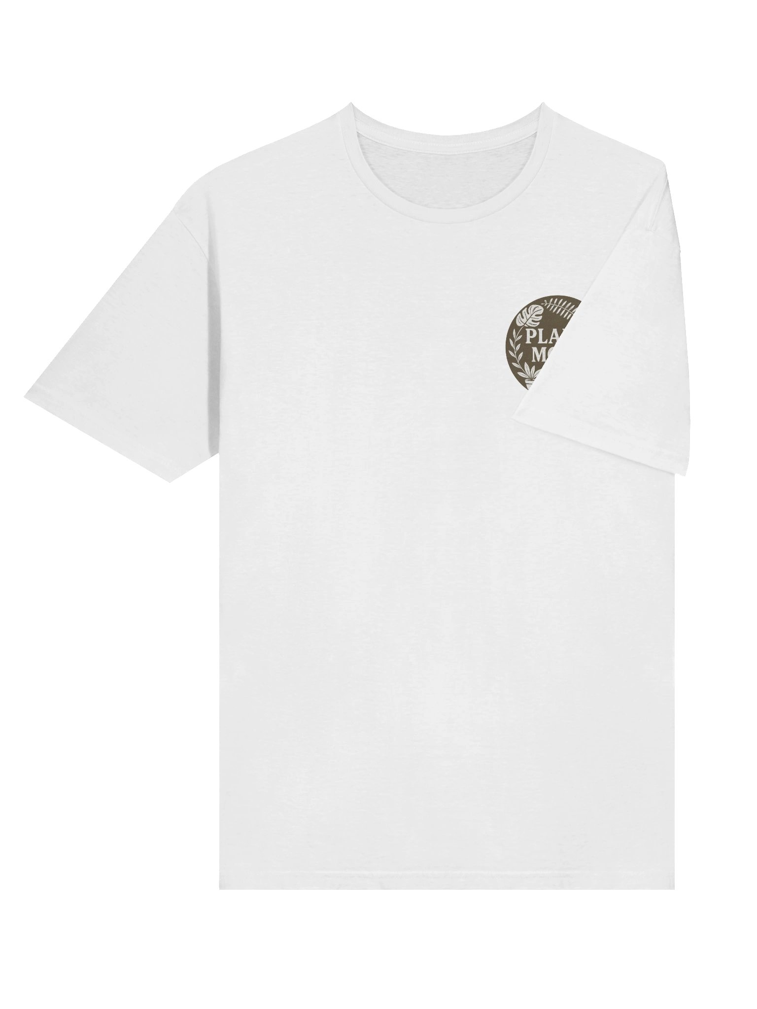 Plant Mom T-Shirt – Minimal Botanical Chest Print Tee product image (4)