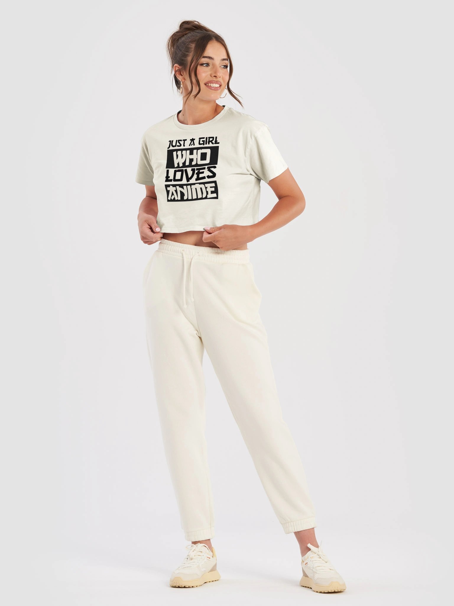 Just a Girl Who Loves Anime – Aesthetic Anime Crop Top product image (39)