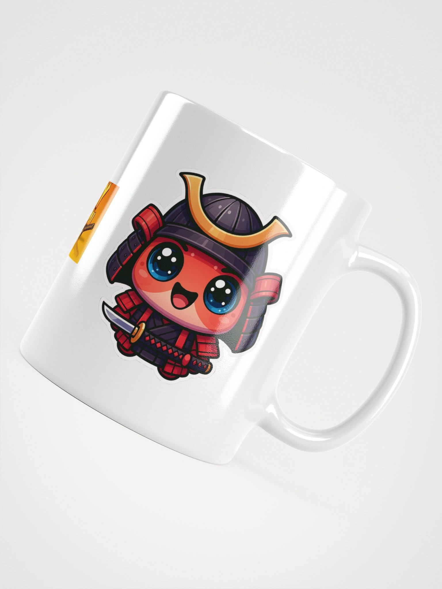 Blushing Samurai Fishy White Mug product image (11)