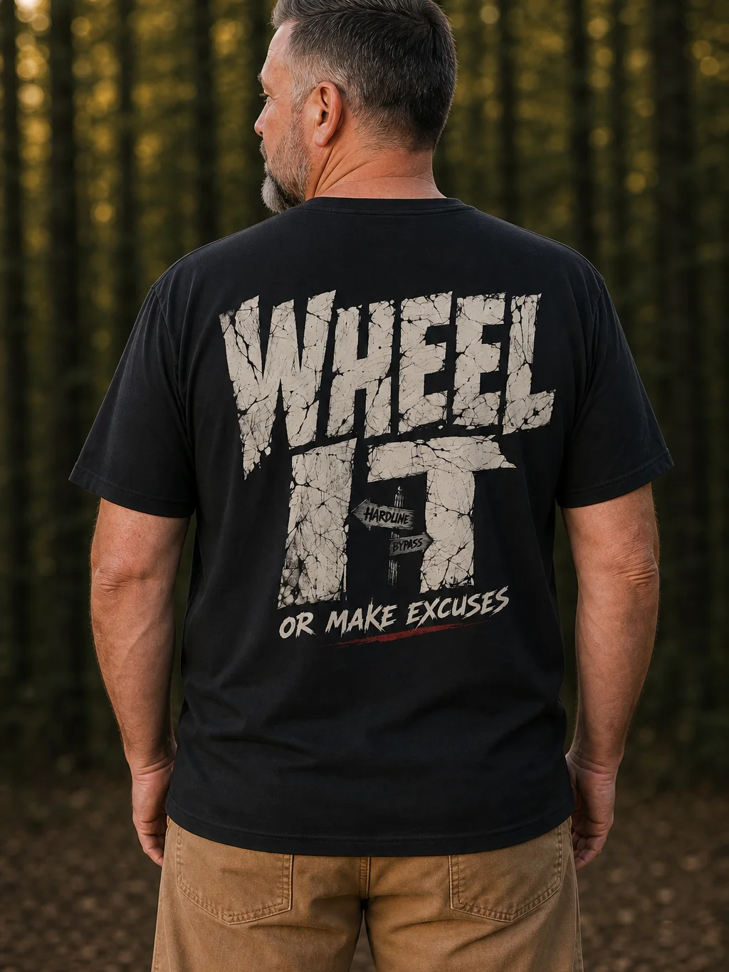 Wheel It or Make Excuses Back-Print Graphic Tee product image (1)