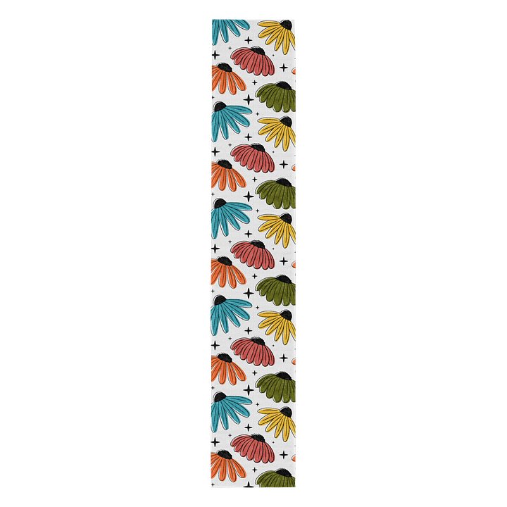 Retro Halftone Coneflower Table Runner product image (1)
