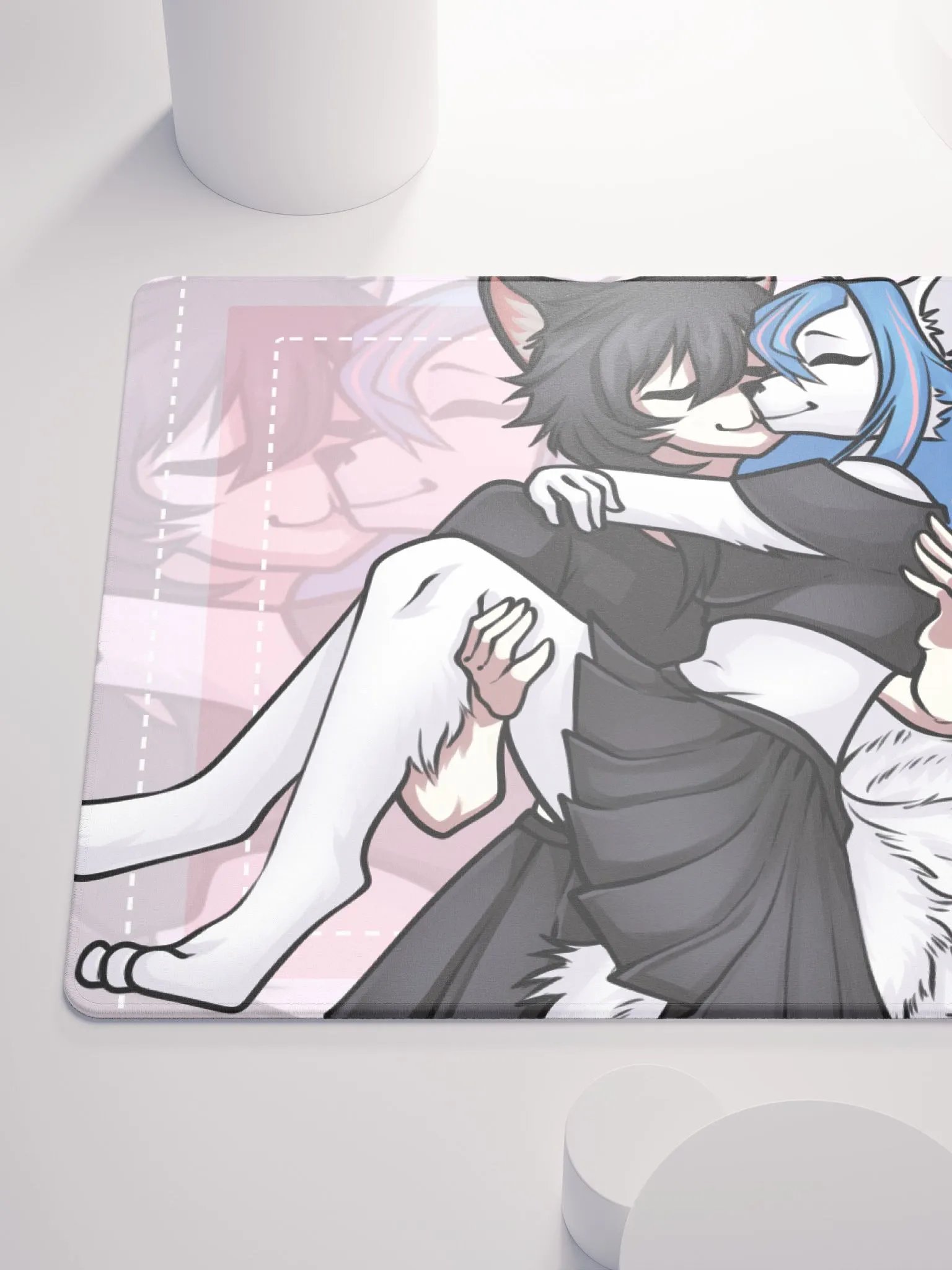 Valentines Couple Gaming Mousepad product image (6)