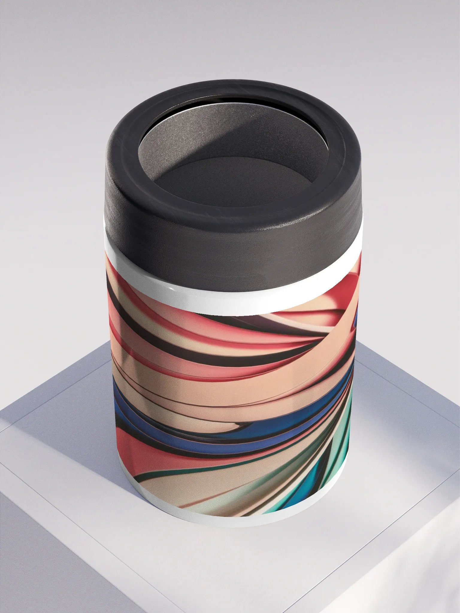 Graphic Grove Insulated Stainless Steel Koozie - Multicolour Abstract Design product image (2)