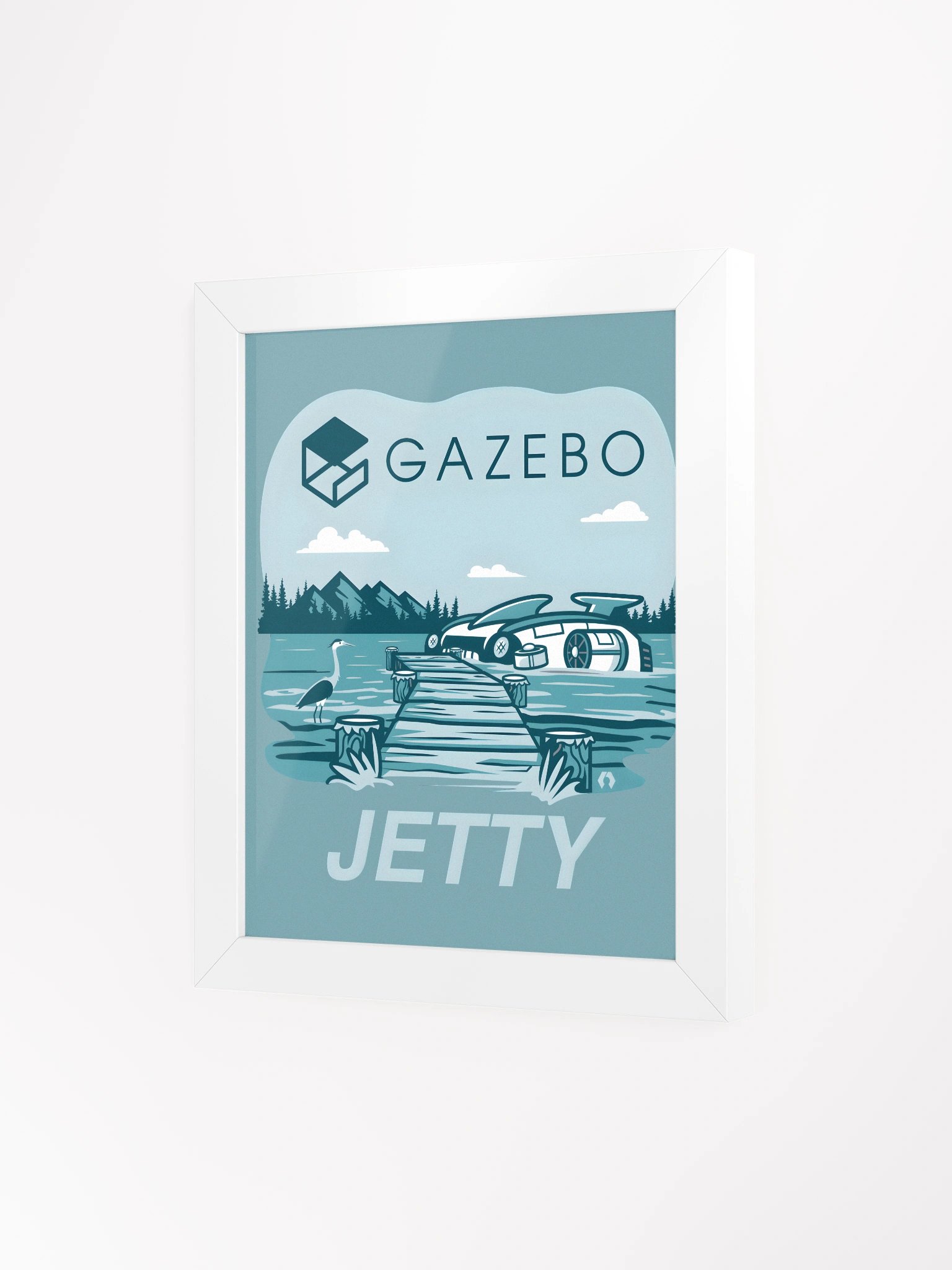 Gazebo Jetty framed poster product image (6)