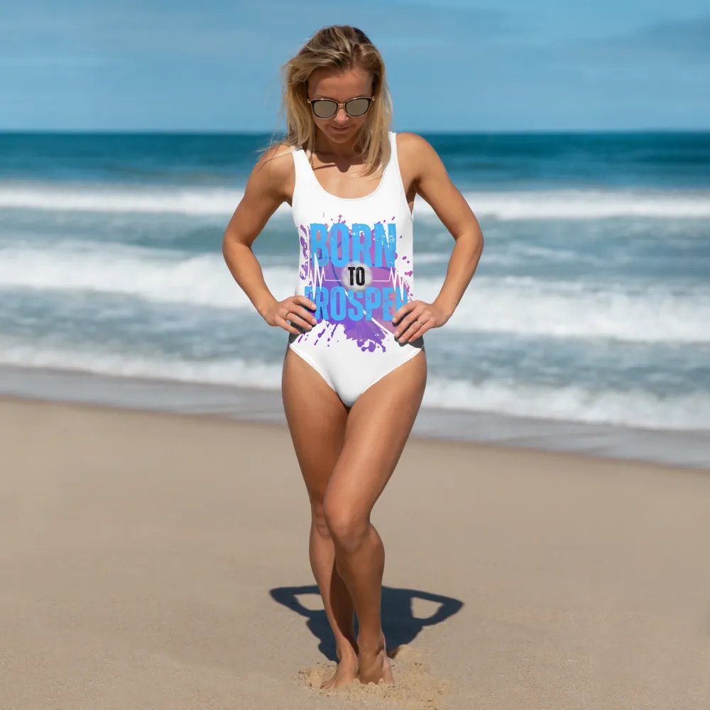Born to Prosper Low Back All-Over Swimsuit product image (3)
