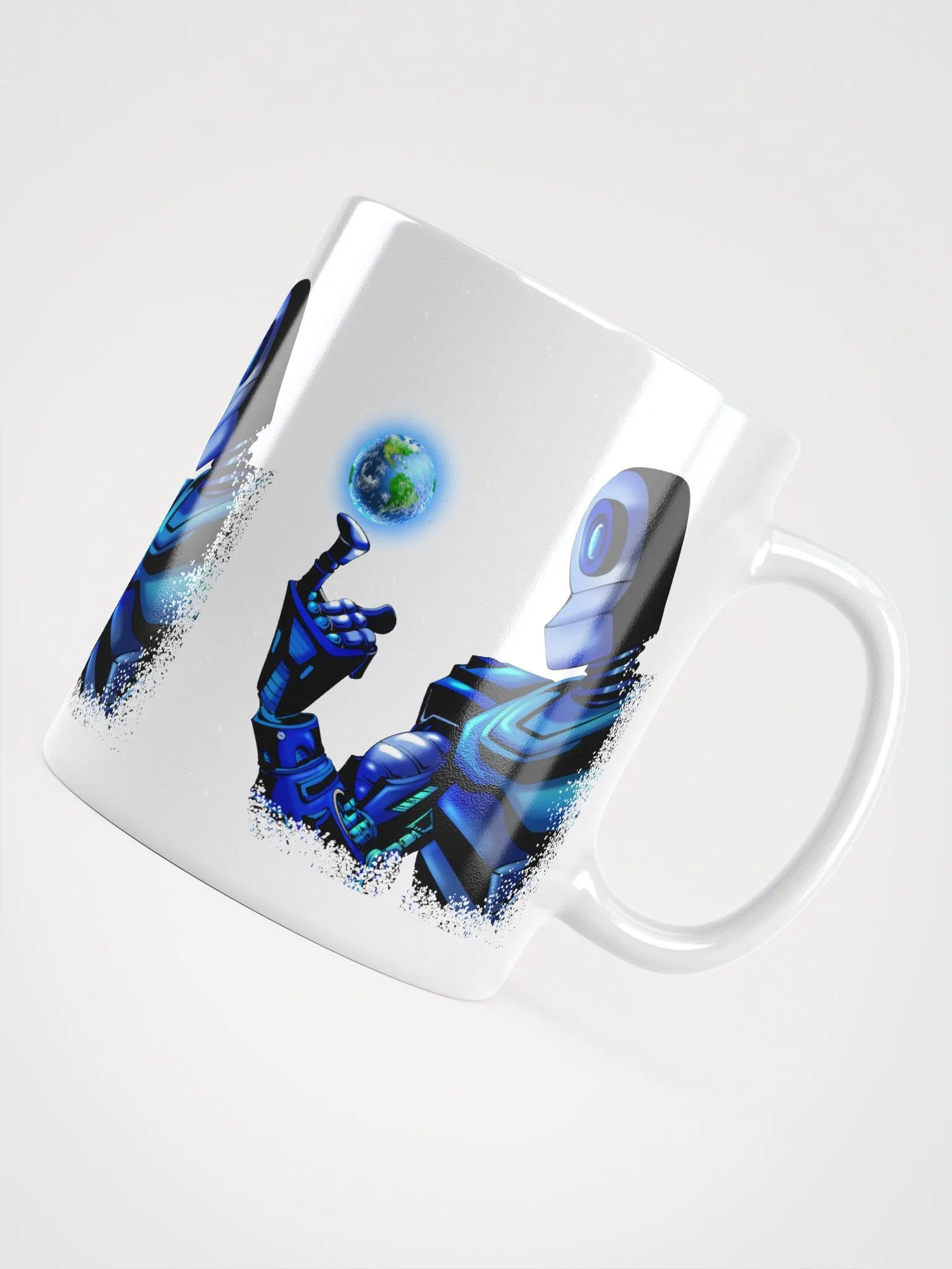Robot Holding The World - Coffee Mug product image (8)