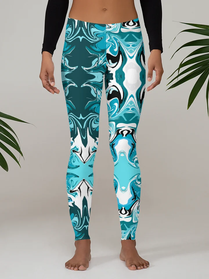 Blue Swirl Leggings product image (2)