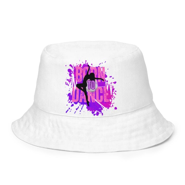 Reversible Born to Dance Her Silhouette + Create Greatness Bucket Hat product image (1)