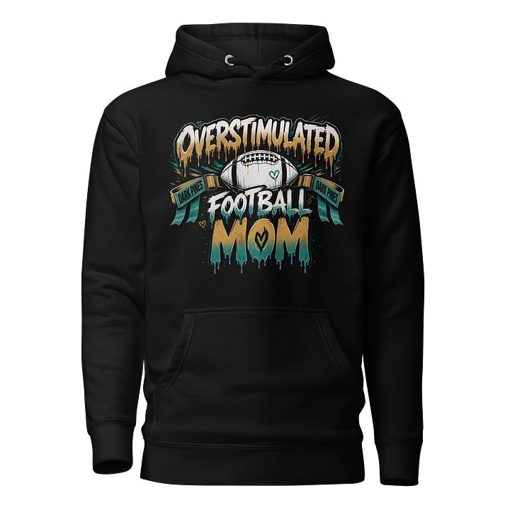 Overstimulated Football Mom Hoodie product image (1)