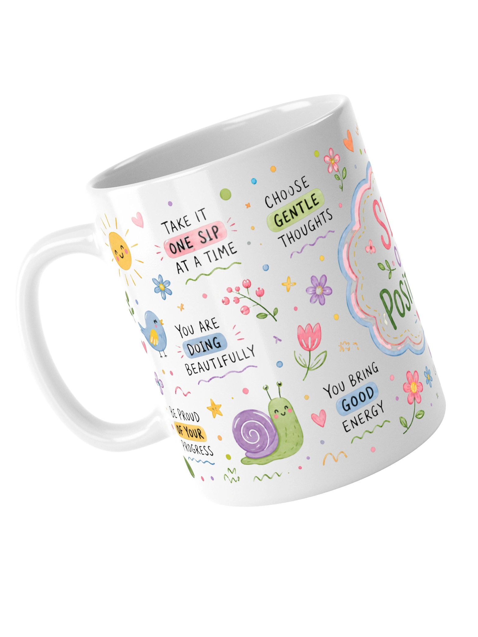 Sip of Positivity Mug – Morning Mindset Affirmation Coffee Cup, Positive Thinking Gift, Daily Motivation Mug product image (10)