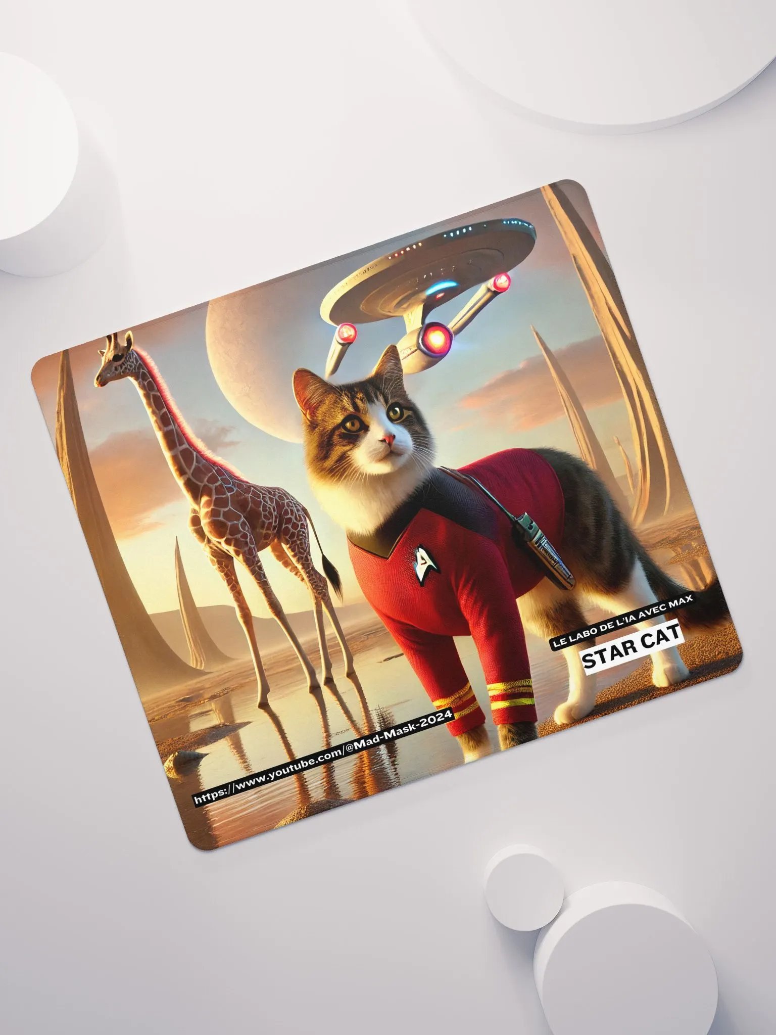 Mouse Pad Gaming Star Cat product image (7)