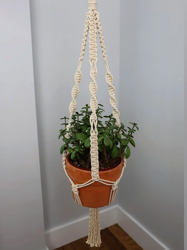 Classic Macrame Plant Hanger (Digital PDF Pattern) product image (1)