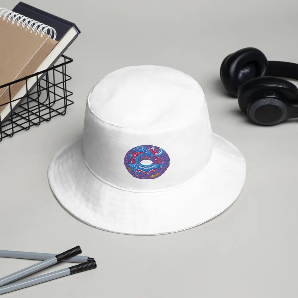 Space Donut Bucket Hat - White product image (3)