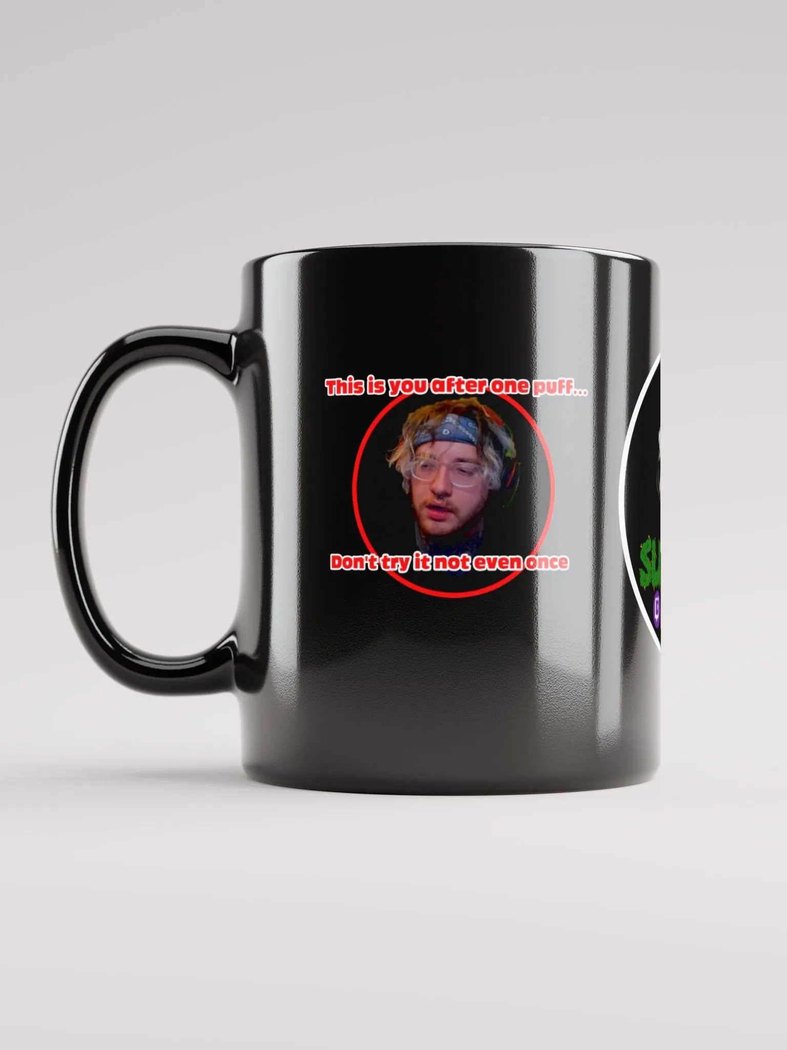 Not one Puff - Black Glossy Mug product image (1)