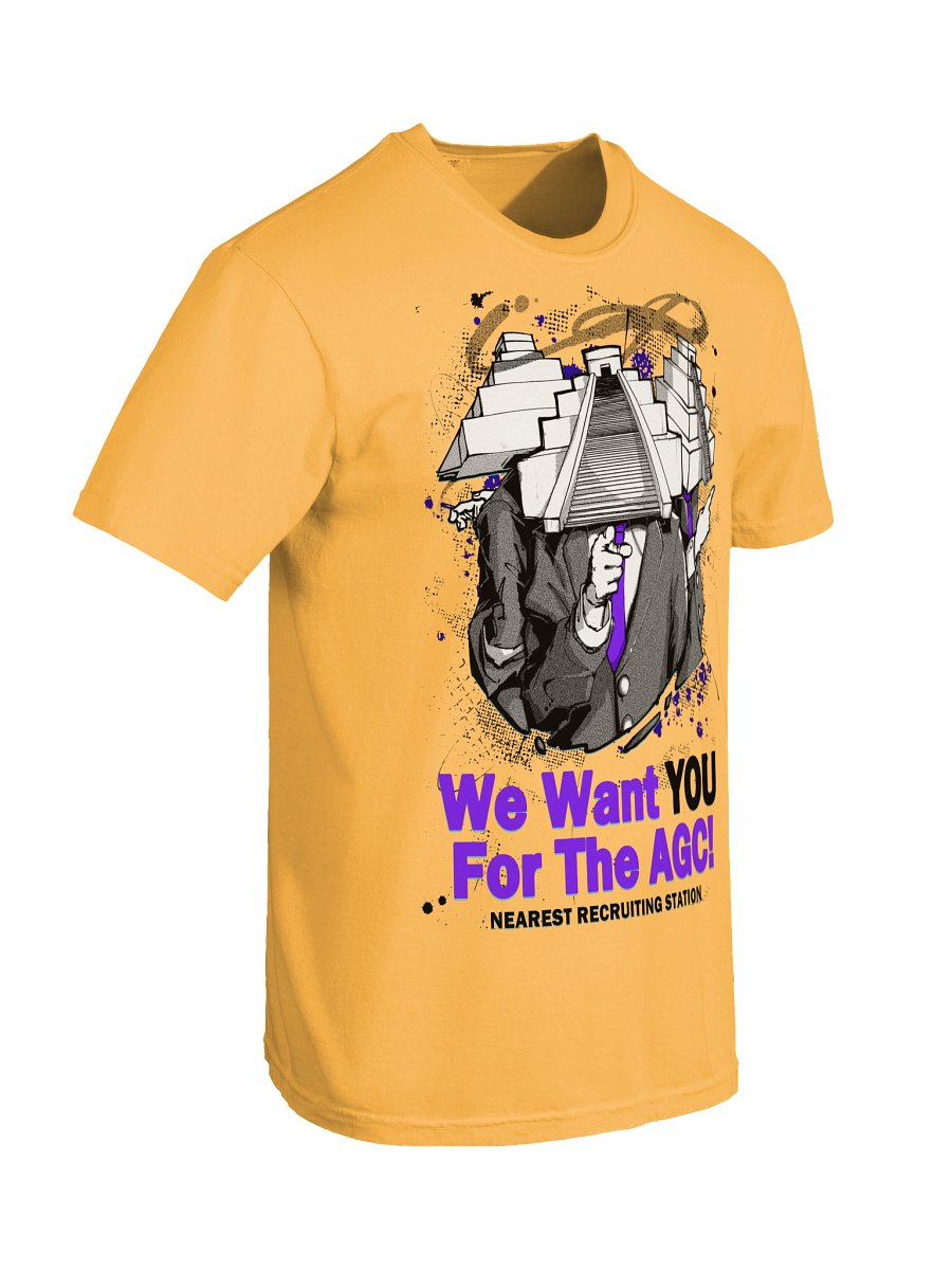 AGC RECRUIT TEE YELLOW product image (6)