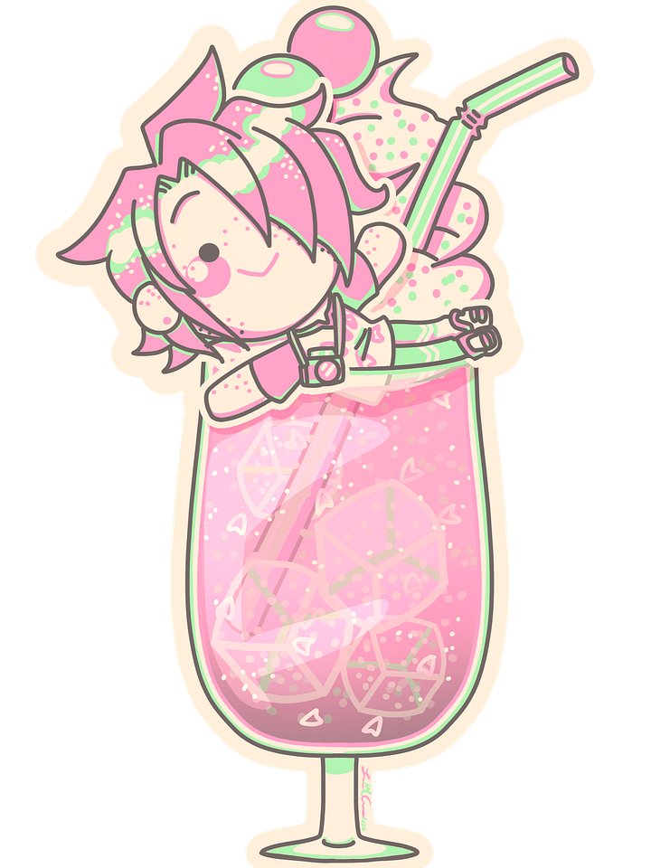 Sakura Soda Pop Sticker product image (1)