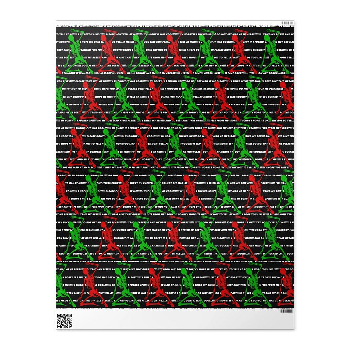 PLEASE DONT YELL AT ME!!! WRAPPIN PAPER product image (2)