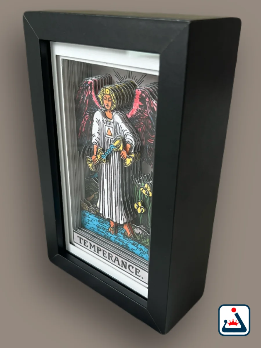 Temperance – 3D Tarot Shadow Box Art product image (3)