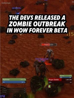 The devs released ZOMBIES in the WoW Forever beta! #worldofwarcraft #warcraft #wowforever #gaming #blizzardentertainment 