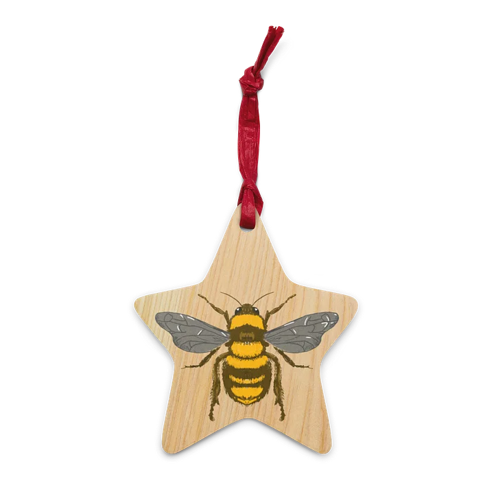 Bee Star Heart Ornament product image (4)