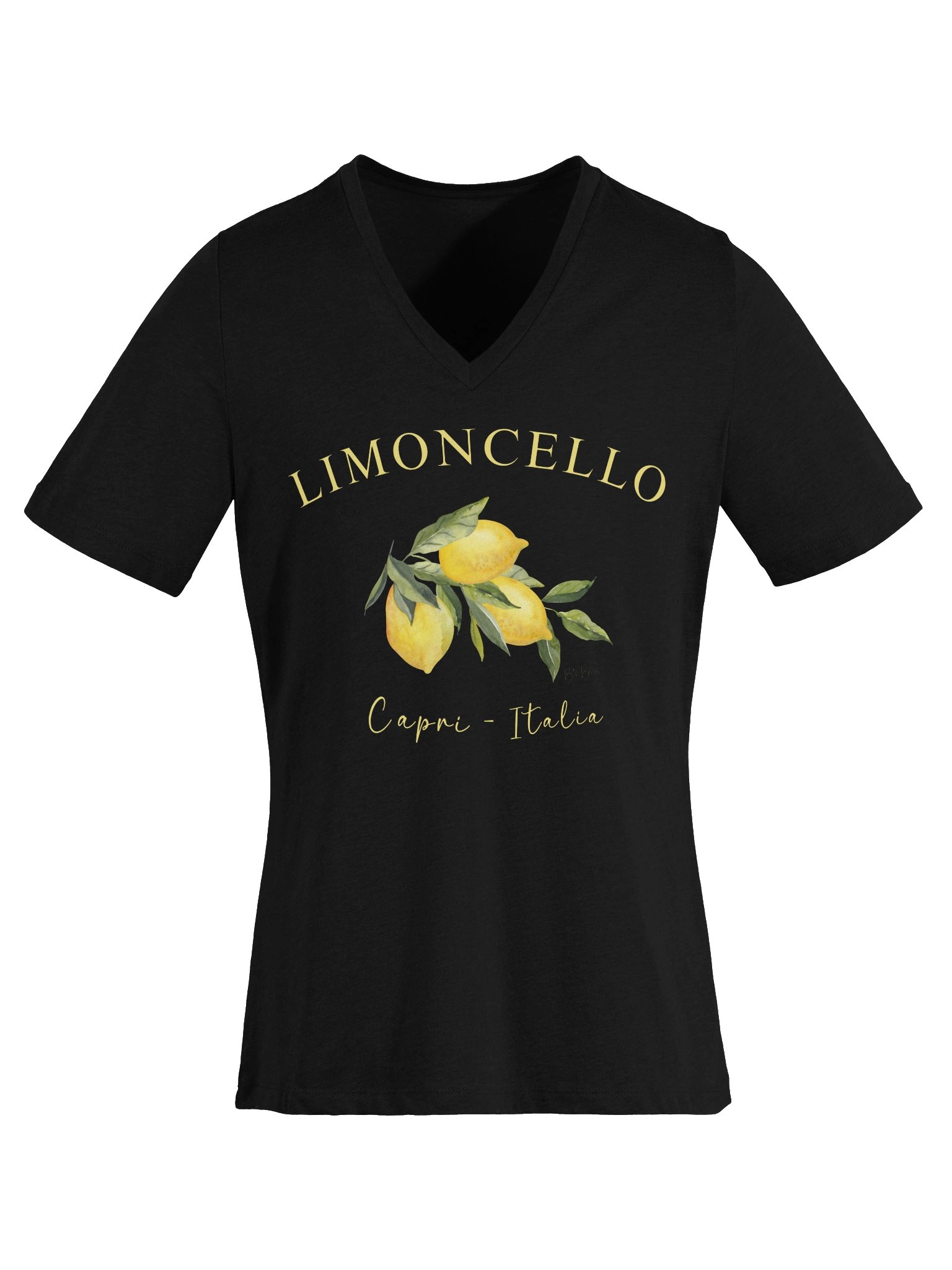 Limoncello V-Neck Graphic T-Shirt product image (5)