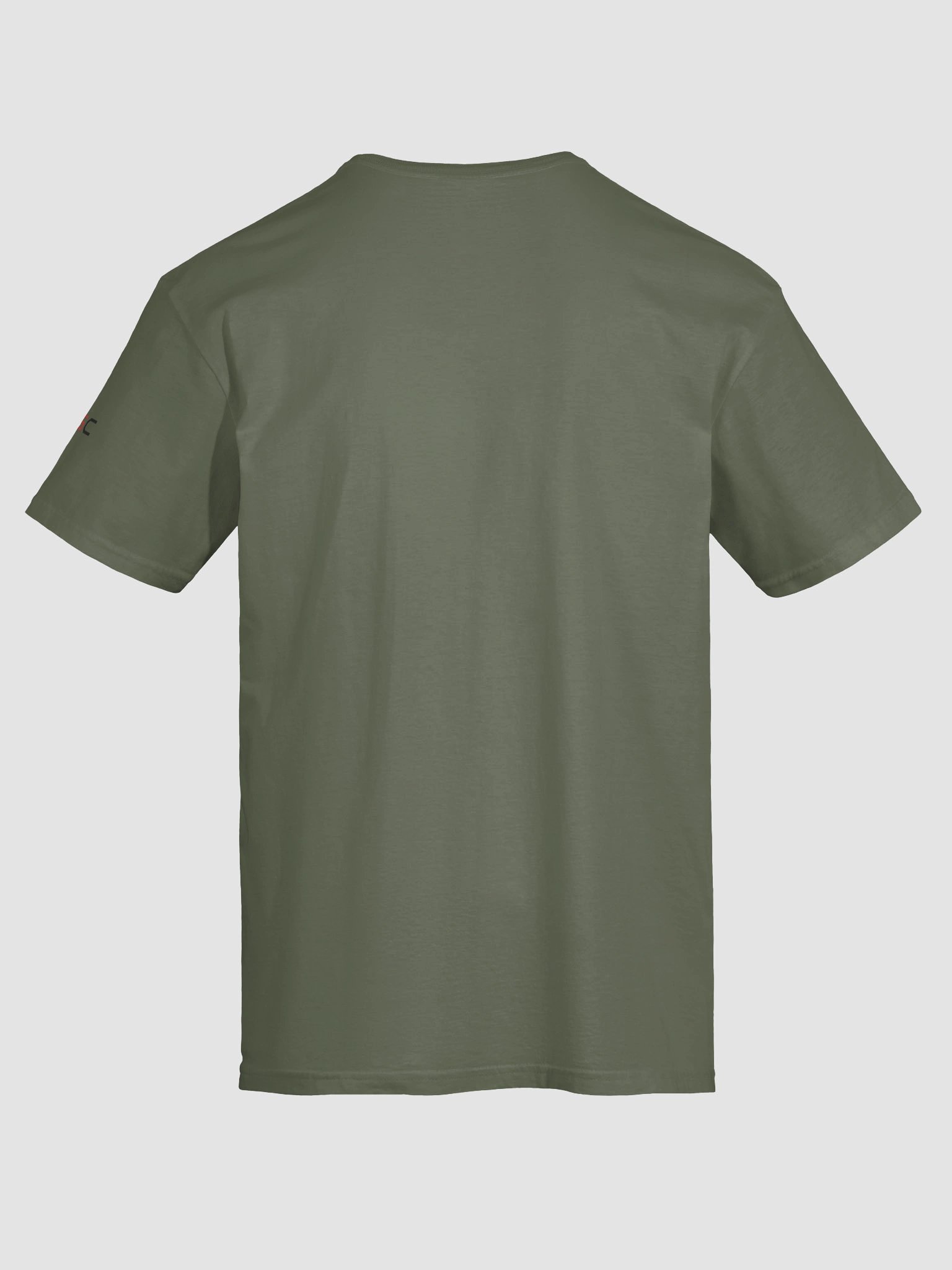 'You know the drill!' Printed Emblem Unisex T-Shirt (Military Green) product image (7)