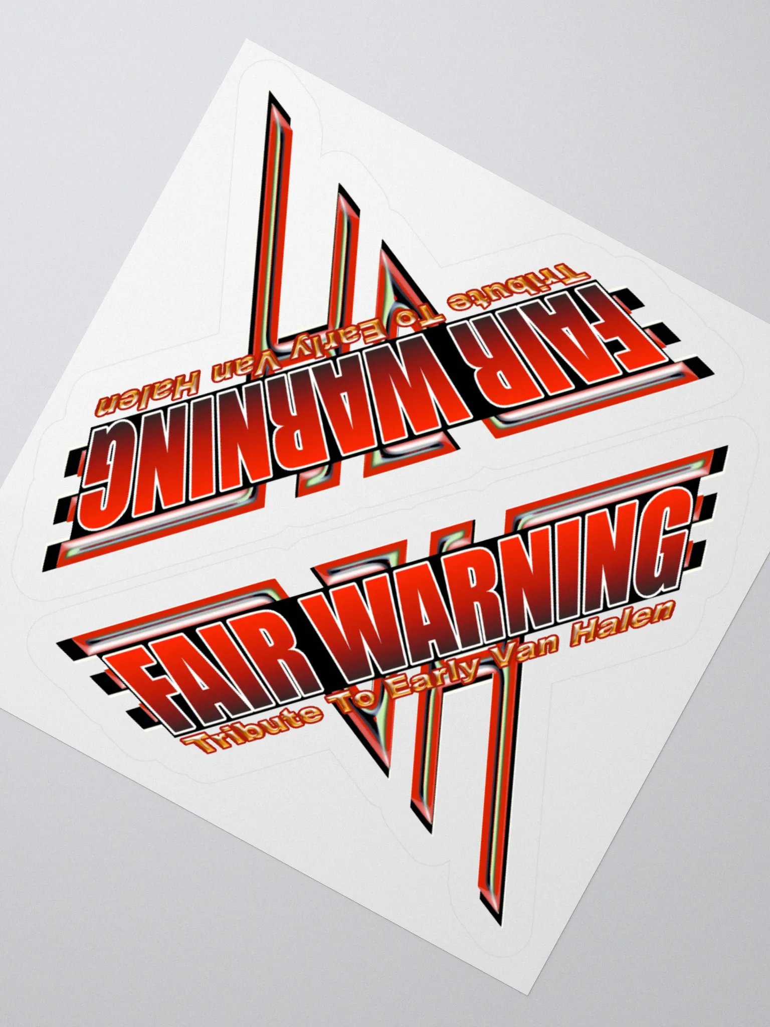 Fair Warning Band Stickers product image (5)