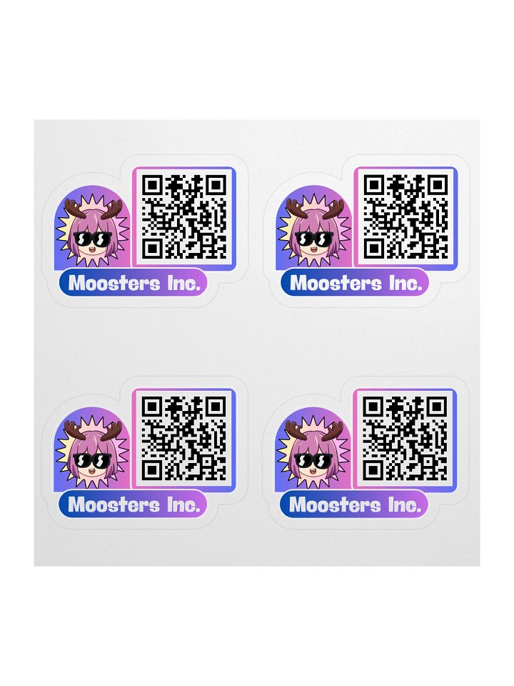 Moosters Inc. QR Code Stickers (Multiple, Small) product image (1)