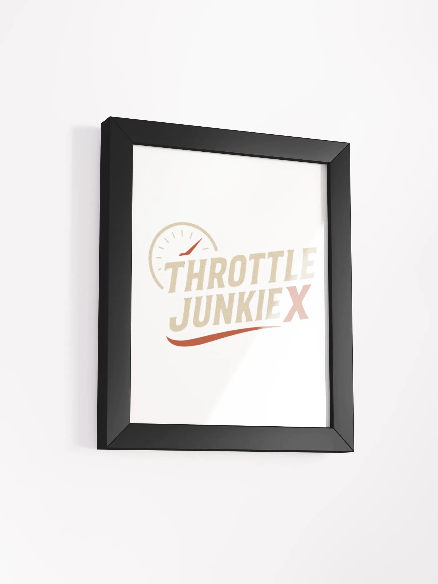 throttle junkie x Framed Matte Poster product image (20)