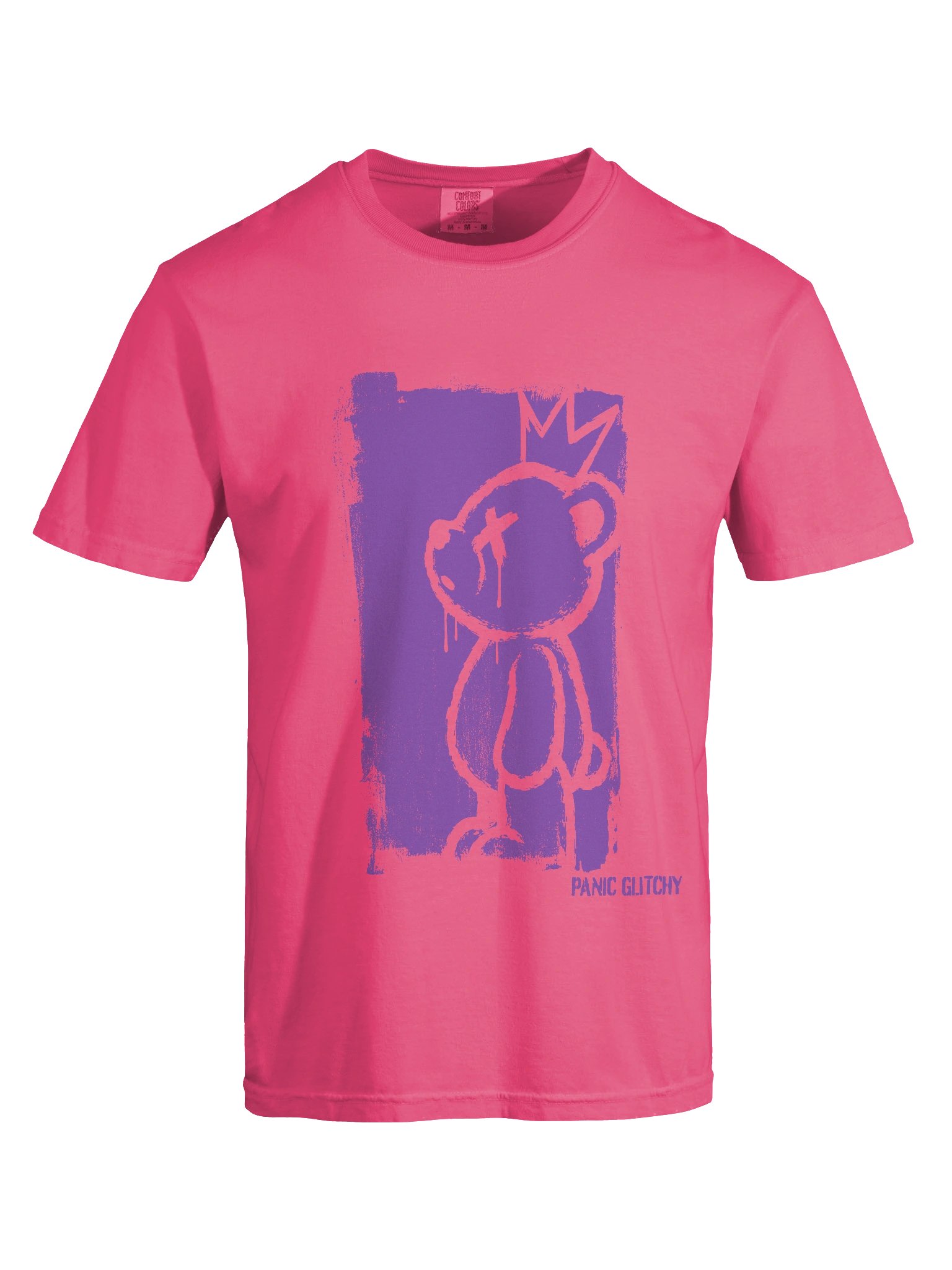 Teddy Prince Purple Stencil'd Tee product image (37)