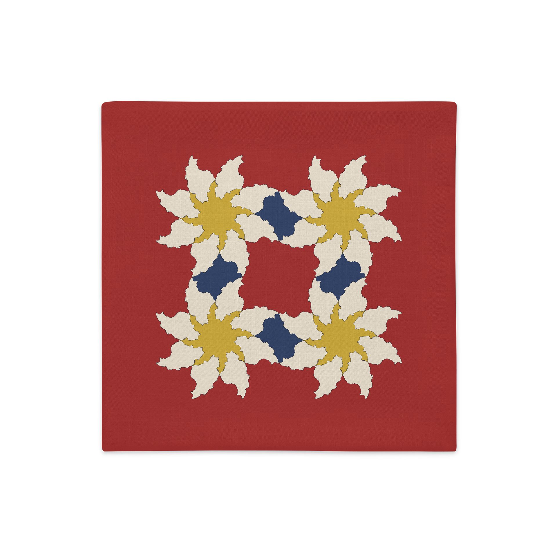Where Iran Blooms Cushion Cover — Russet product image (1)