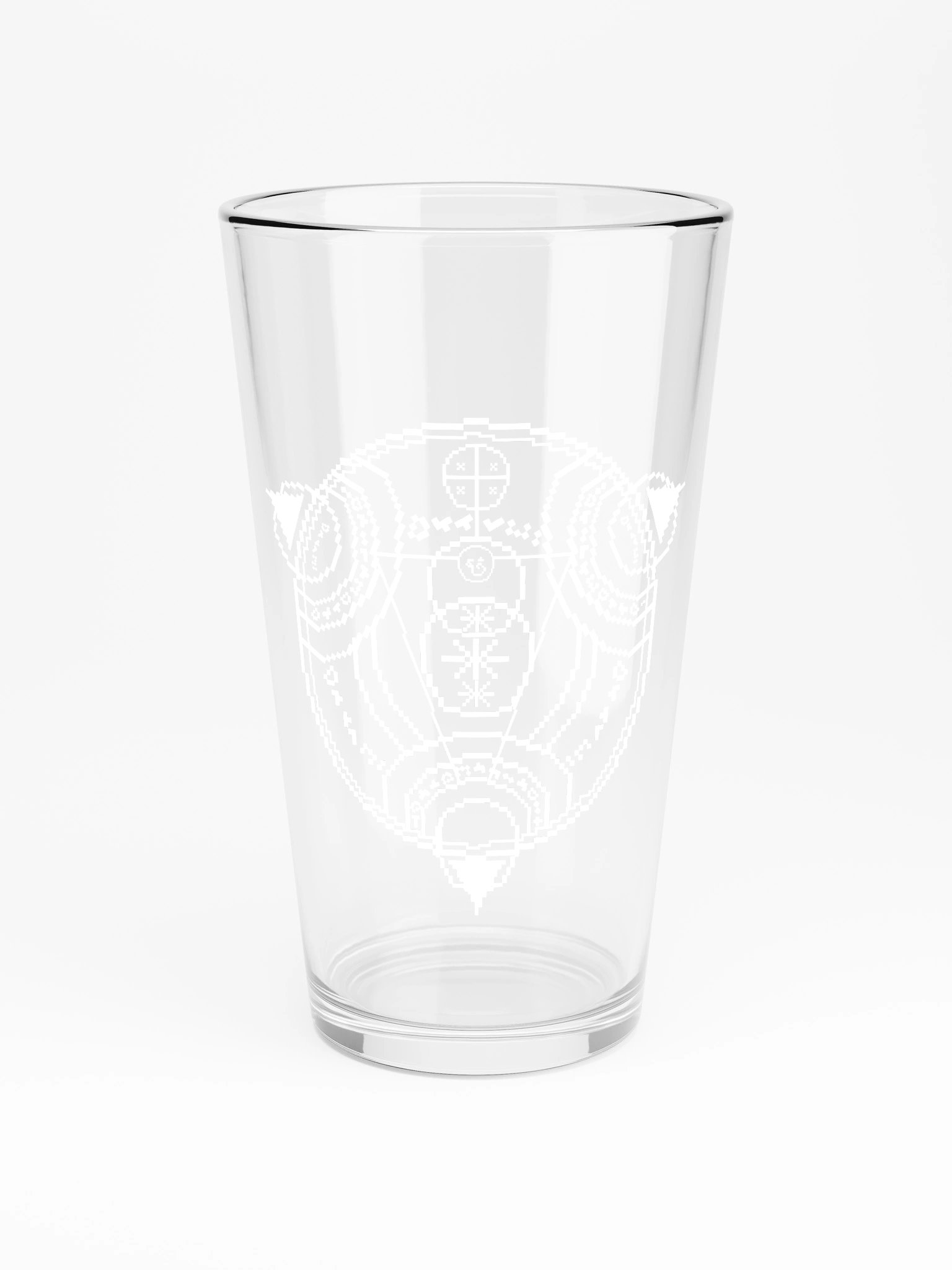 Vertigo Radio Live Logo Only Pint Glass: Pixel Edition product image (3)