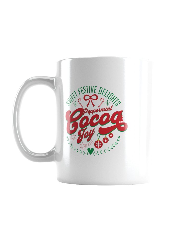 Cozy Up with a Peppermint Cocoa Joy Coffee Mug This Winter product image (1)