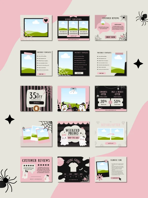 Coquette Halloween Ecommerce Listing Templates product image (2)