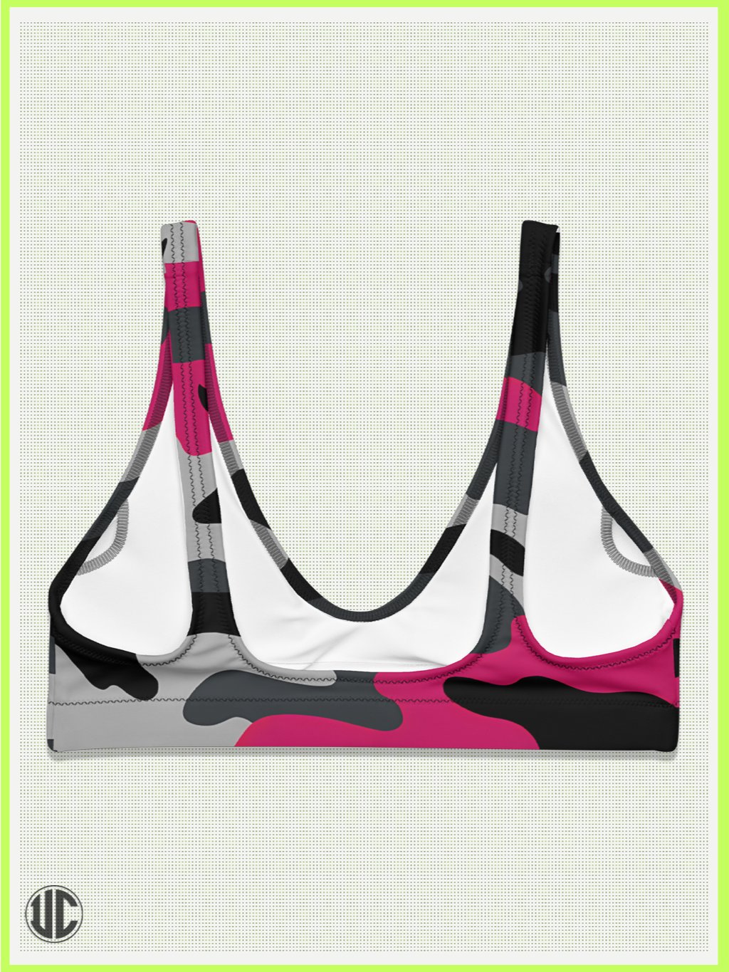 UnkoCon – Savage Pink Camo Bikini Top product image (2)