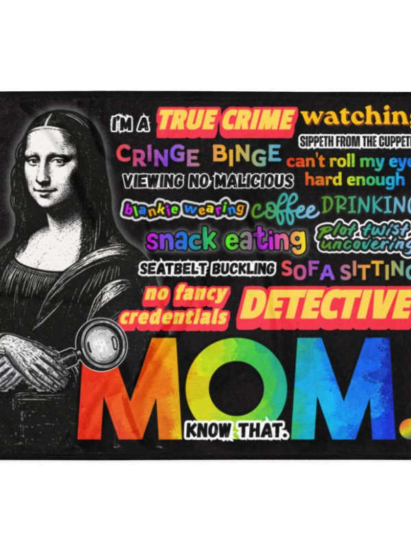 True Crime Mom Blanket Gift Cozy Throw product image (34)