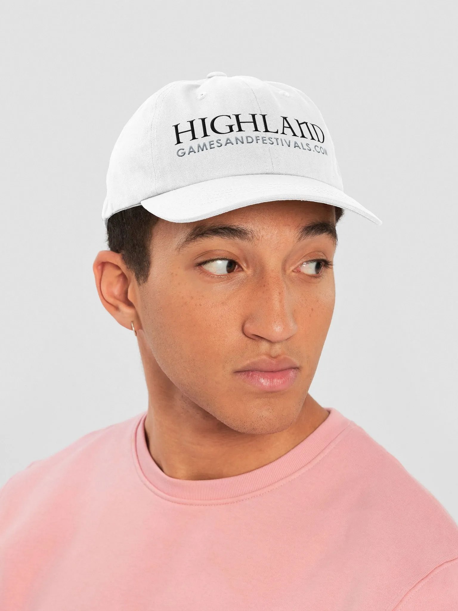 HGAF Logo Cap: WHITE product image (6)