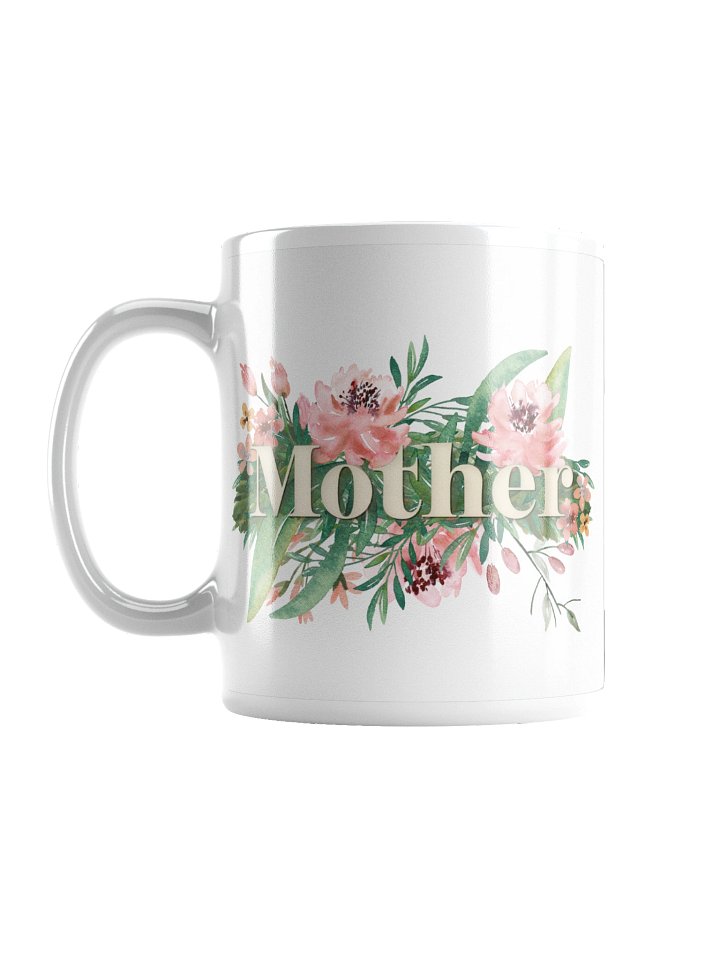 Mother Pink Peach Floral Word Mug product image (2)
